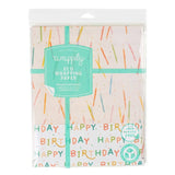 Candles / Happy Birthday • Double-Sided Eco Wrapping Paper