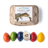 Dinosaur Eggs Beeswax Crayons Set of 6
