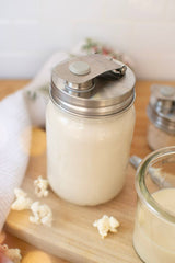Pourable Jar Lid – Wide Mouth | Stainless Steel Mason Jar Pour Lid | Plastic-Free Kitchen Storage