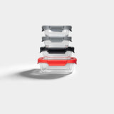 Glass Containers & Lids - Rectangular