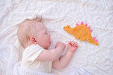 Organic Fabric Crinkle Toy: Stego the Stegosaurus