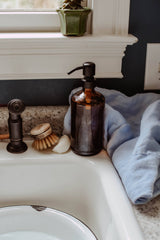 Bottle Pump Top Matte Black (Glass Jar not Included)