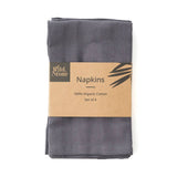 Eco-Friendly Cloth Napkins – Organic Cotton (4-Pack)