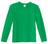 Boys Soft 100% Cotton Medium-Weight Long Sleeve Tee With Cuffs| Elf