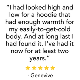 Heavyweight - Women's Brushed Wool Hoodie Kodiak Fleece