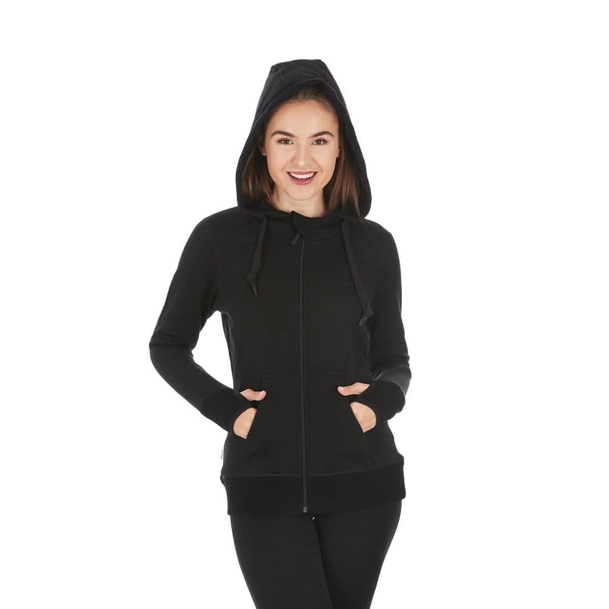 Heavyweight - Women's Brushed Wool Hoodie Kodiak Fleece