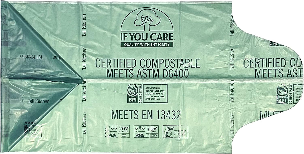 13 Gallon Compostable Tall Kitchen Bags