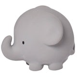 Elephant Organic Rubber Teether, Rattle & Bath Toy