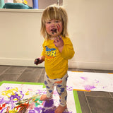 All-Natural Finger Paint – Long Lasting, Shelf Stable Non-Toxic