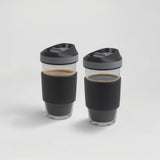 Borosilicate Glass Coffee Cups (2 Cups)