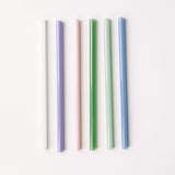 Classic 8" Glass Straw Set - Cote d'Azur