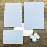 Something Blue Handmade Cotton Paper (Set of 10)