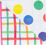 Jumbo Plaid/Dot • Double-Sided Eco Party Wrapping Paper