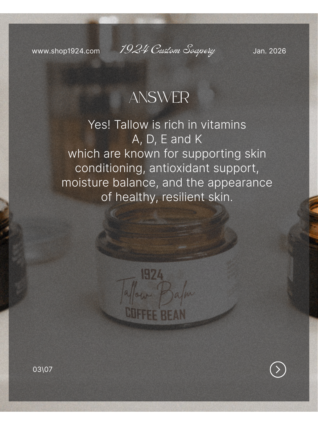 Coffee Bean Tallow Balm