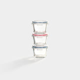 Mini Glass Container Set - Round