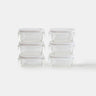 Mini Glass Container Set - Rectangular (Vanilla)