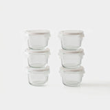 Mini Glass Container Set - Round