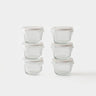 Mini Glass Container Set - Round