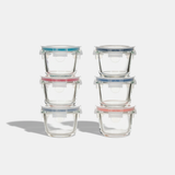 Mini Glass Container Set - Round