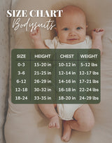 Poppin Bottles Organic Baby Bodysuit Long Sleeve