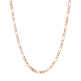 Large Gold Figaro Chain Necklace
