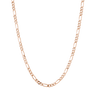 Large Gold Figaro Chain Necklace