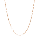 Medium Gold Figaro Chain Necklace