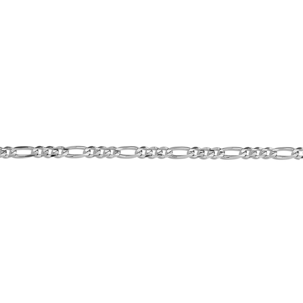Large Gold Figaro Chain Bracelet