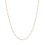 Medium Gold Figaro Chain Necklace
