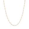 Medium Gold Figaro Chain Necklace