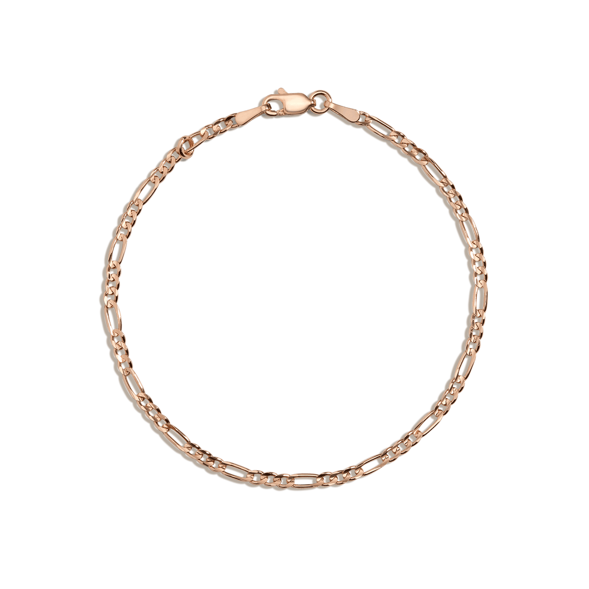 Medium Gold Figaro Chain Bracelet