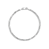 Medium Gold Figaro Chain Bracelet