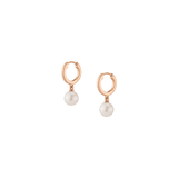 Pearl Huggie Earrings