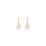 Pearl Huggie Earrings