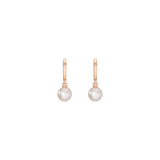 Pearl Huggie Earrings
