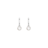 Pearl Huggie Earrings