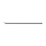 Lab Grown Blue Sapphire Baguette Tennis Bracelet
