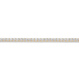 Lab Grown White Sapphire Tennis Necklace