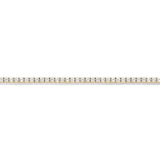 Lab Grown White Sapphire Tennis Necklace