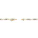 Lab Grown White Sapphire Tennis Necklace