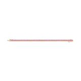 Lab Grown Pink Sapphire Tennis Bracelet