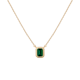 Lab Grown Emerald Heirloom Necklace