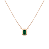 Lab Grown Emerald Heirloom Necklace