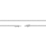 Lab Grown White Sapphire Tennis Necklace