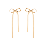 Herringbone Bow Earrings