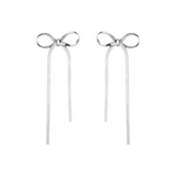 Herringbone Bow Earrings