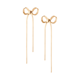 Herringbone Bow Earrings