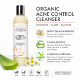 Organic Acne Cleanser with Hemp Seed Oil