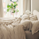 Organic Bamboo Sateen Duvet Cover Set