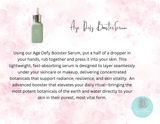 Ageless Luxury: Organic Age-Defy Booster Serum